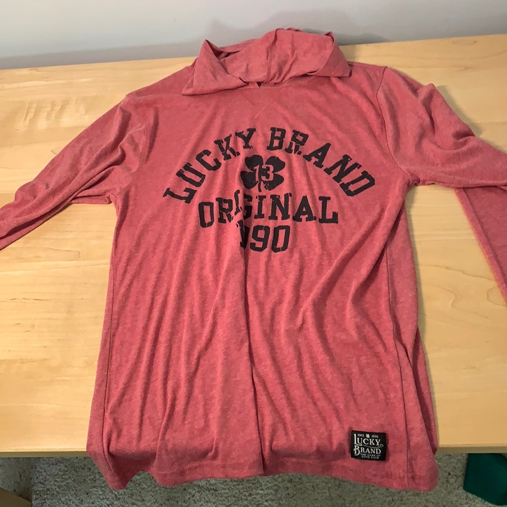 Lucky Brand Hooded Long Sleeve Shirt *NEVER WORN AND NEW WITH TAG*